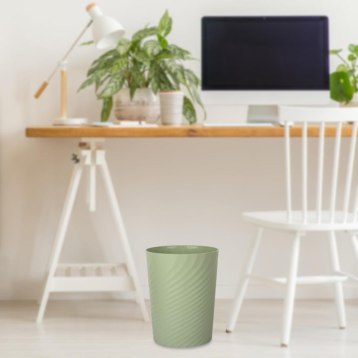 UUJOLY Kleiner Mülleimer aus Kunststoff, für Badezimmer, Waschküche, Küchen, Büros, Kinderzimmer, Sc