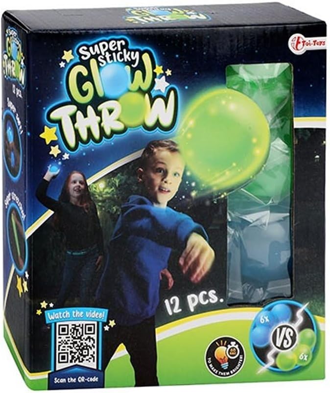 Toi Toys 12 Im Dunkeln leuchtende Bälle
