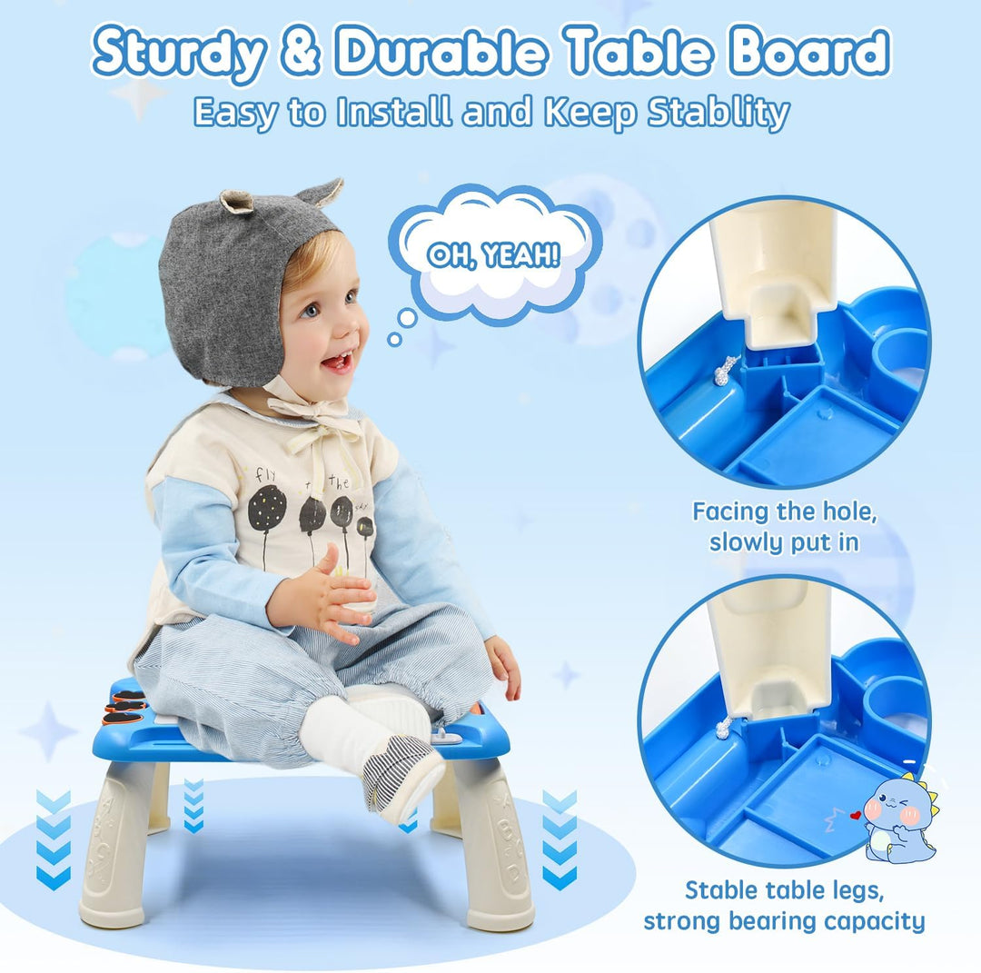 Dinosaurier Maltafel Zaubertafel mit Beinen Kinderspiele ab 2 3 4 5 Jahre Geschenk Mädchen Jungen, B