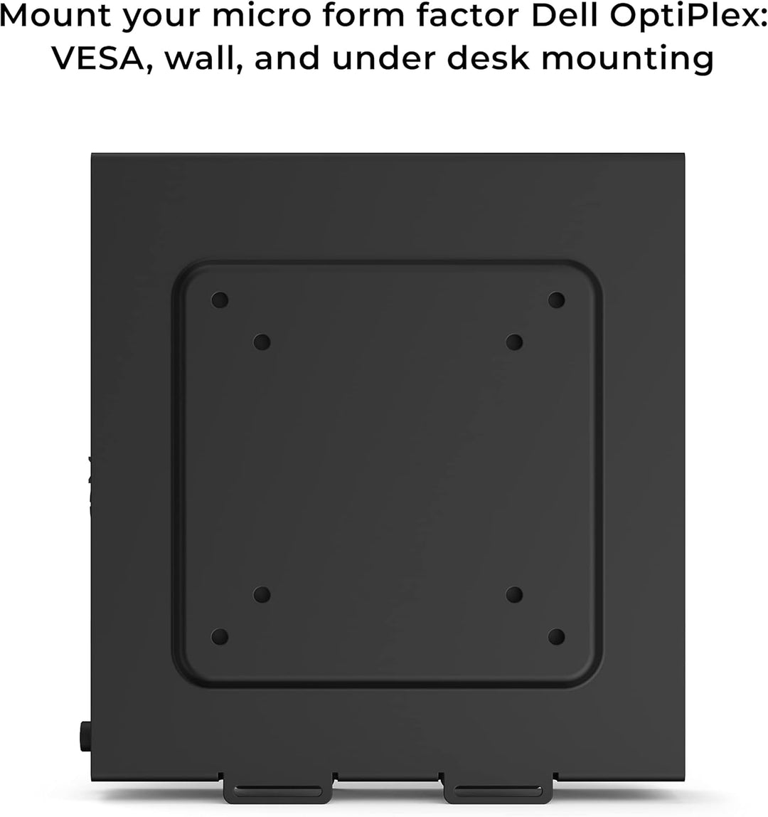 HumanCentric Mount Kompatibel mit Dell OptiPlex Micro Form Factor Gehäuse, VESA, Untertisch und Wand