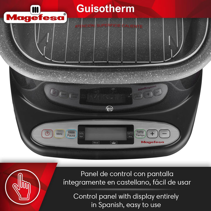 MAGEFESA 02MC6601000 02MC6601000-Elektrischer Schongarer Modell GUISOTHERM aus Edelstahl MGF6601 Mul