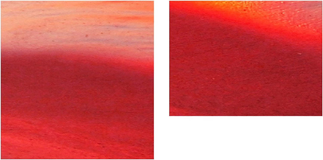 Runa Art Wandbild XXL Sonnenuntergang Strand Schlafzimmer Wohnzimmer 200 x 80 cm Rot 5 Teilig - Made