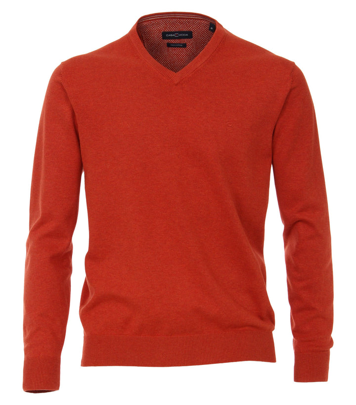 CASAMODA Herren Pullover XXL Orange (486), XXL Orange (486)