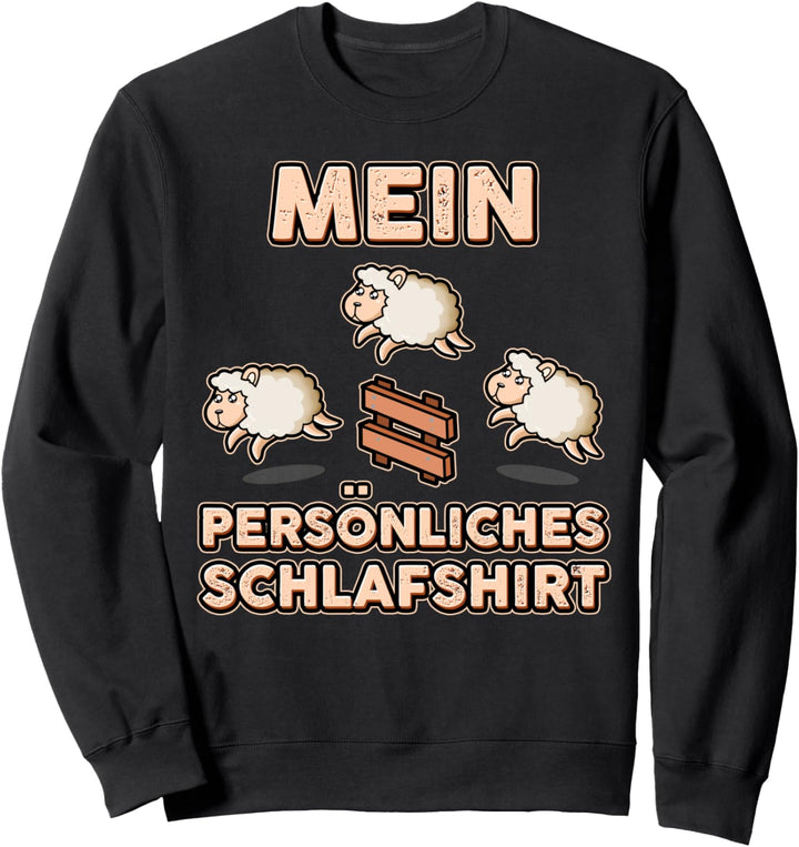 Persönliches Schlafshirt Geschenk Nachthemd Pyjama Schaf Sweatshirt