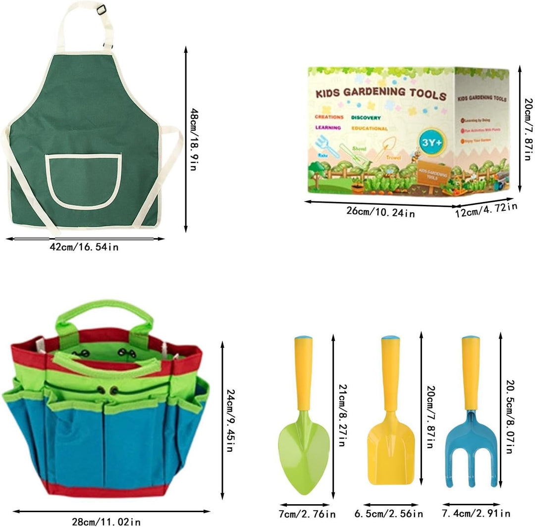 Kinder-Garten-Set Kleine Schürze | Kinder Gartenset Geeignet Für Und Mädchen, , Sand, Outdoor, Somme