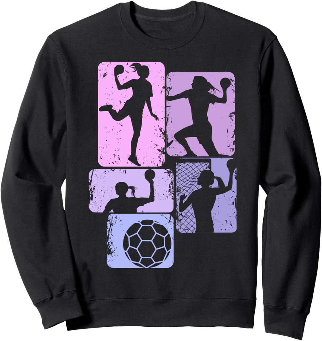 Handball Handballerin Mädchen Kinder Frauen Sweatshirt