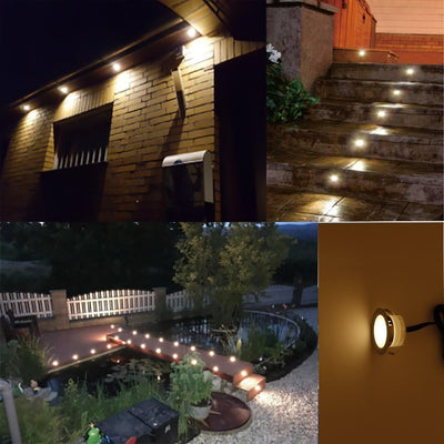 INDARUN 20er Set LED Bodeneinbauleuchten Aussen Warmweiss Ø45mm Terrasse Einbaustrahler, Led Terrass