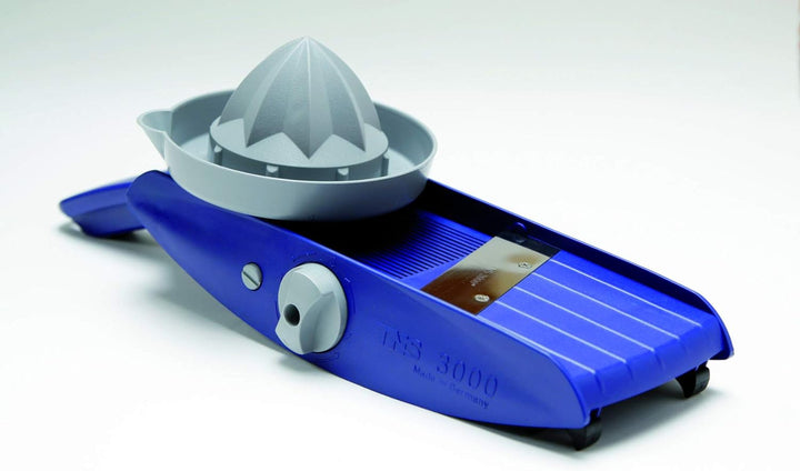 TNS 3000 TNS 3000 Blauer Gemüseschneider, Multi-Reibe, Reibe, Zitruspresse, Frites-Maker