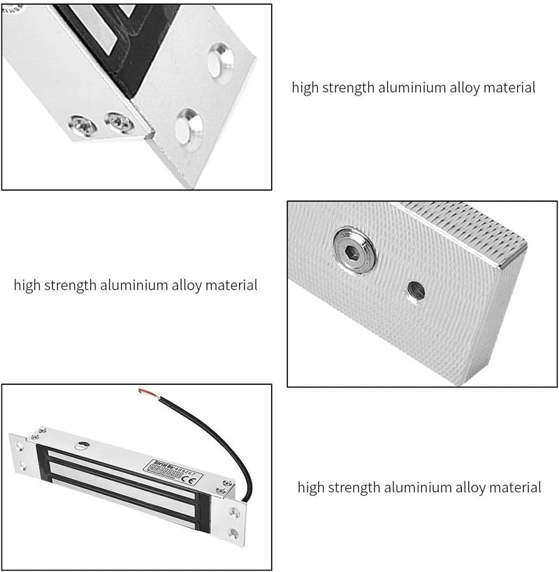 MAGT Elektrisches Schloss, 12 V, elektromagnetisch, elektromagnetisch, Verriegelung, bündig, 12 V DC