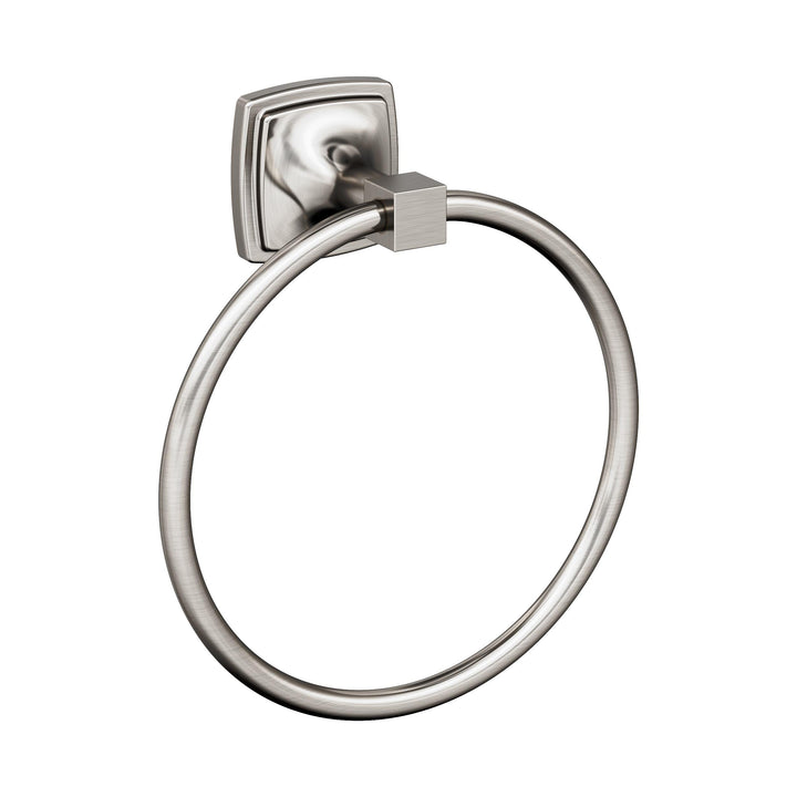 Amerock BH36092G10 | Handtuchring aus gebürstetem Nickel | 192 mm Länge Handtuchhalter | Statur | Ha