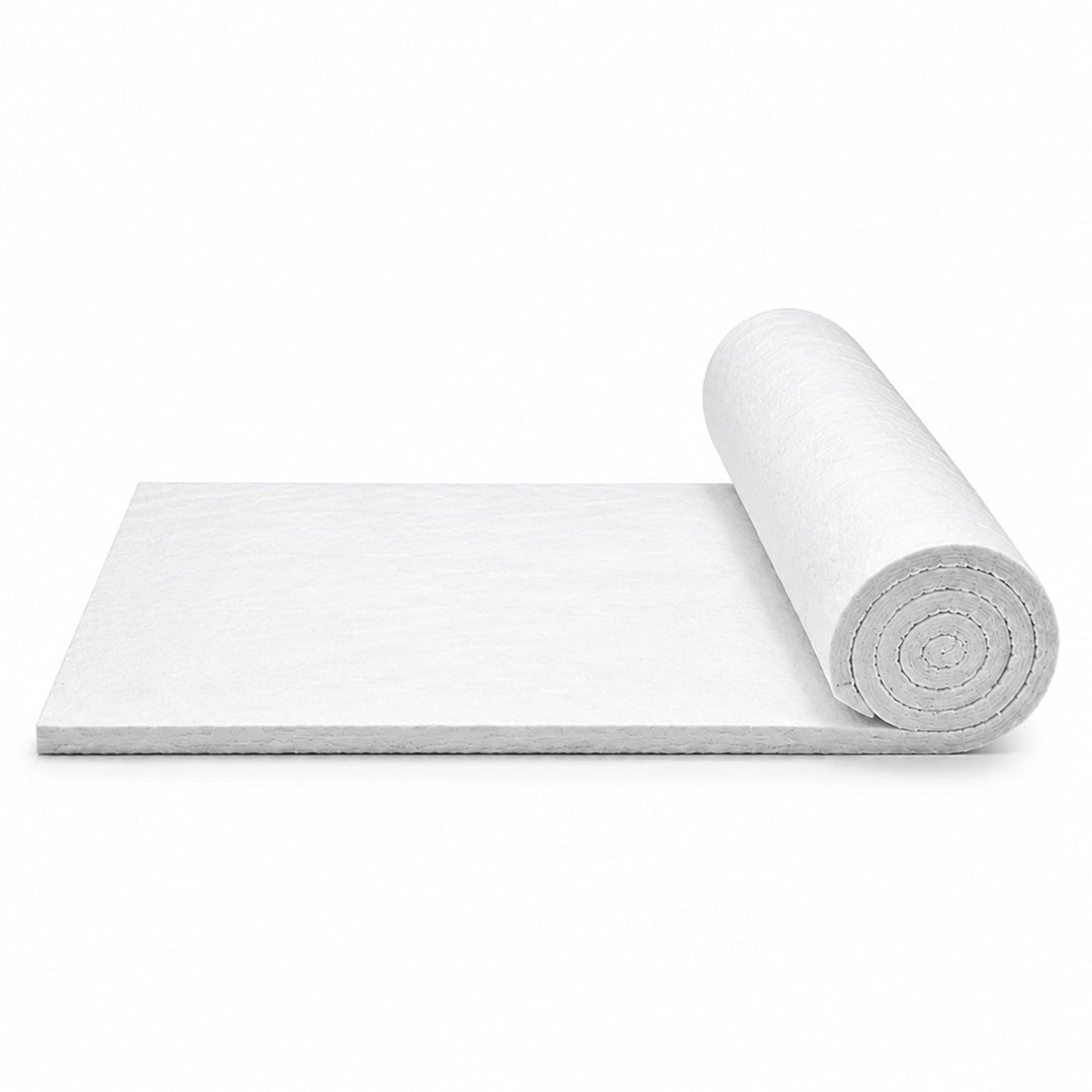 Auspuff Dämmwolle 75x50 cm, 8 mm Stärke, Glasfaser Dämmmatte
