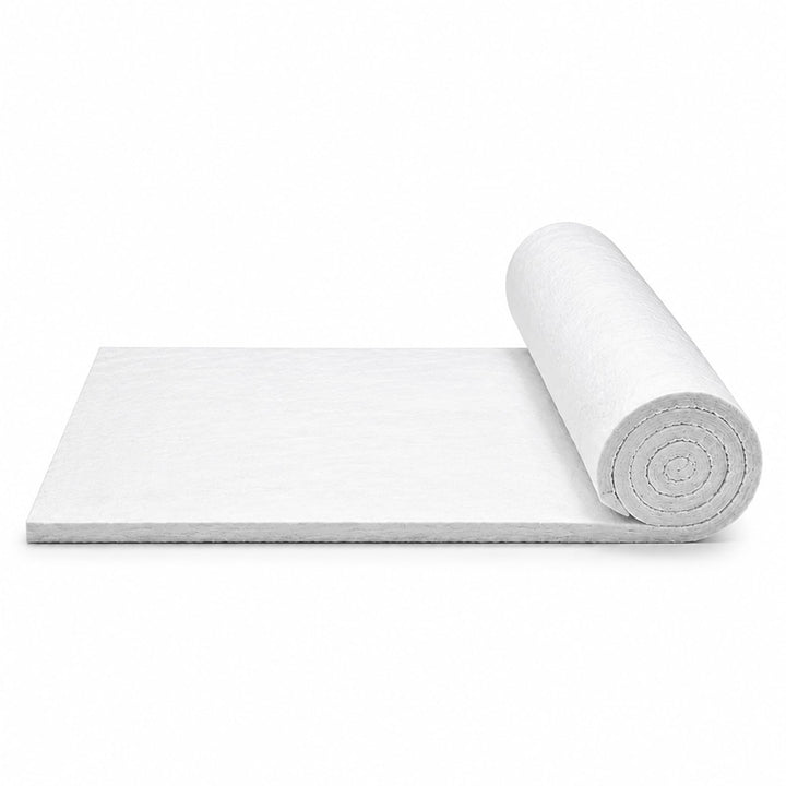 Auspuff Dämmwolle 75x50 cm, 8 mm Stärke, Glasfaser Dämmmatte