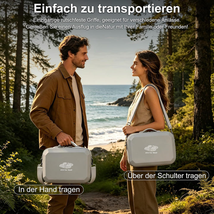 Tasche für DJI Neo 2 Case, Tragetasche für DJI Neo 2 Fly More Combo Zubehör, Tragbar PU Case Compati