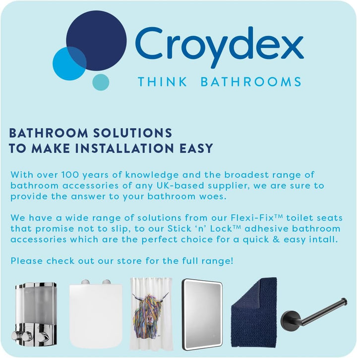 Croydex Massivholz-Toilettensitz, Pinie Antik