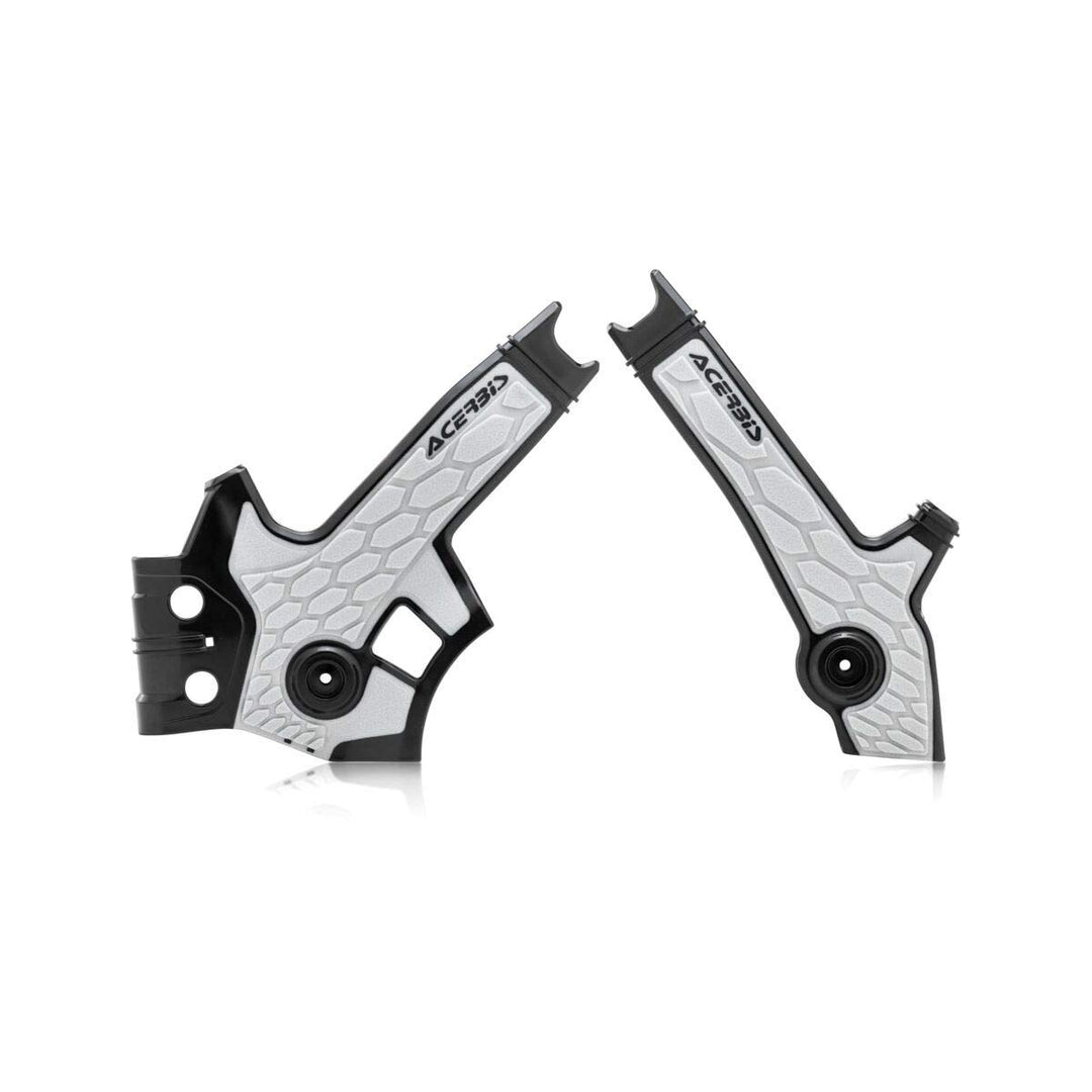 Acerbis X-Grip Frame Guards Schwarz-grau, Schwarz-grau