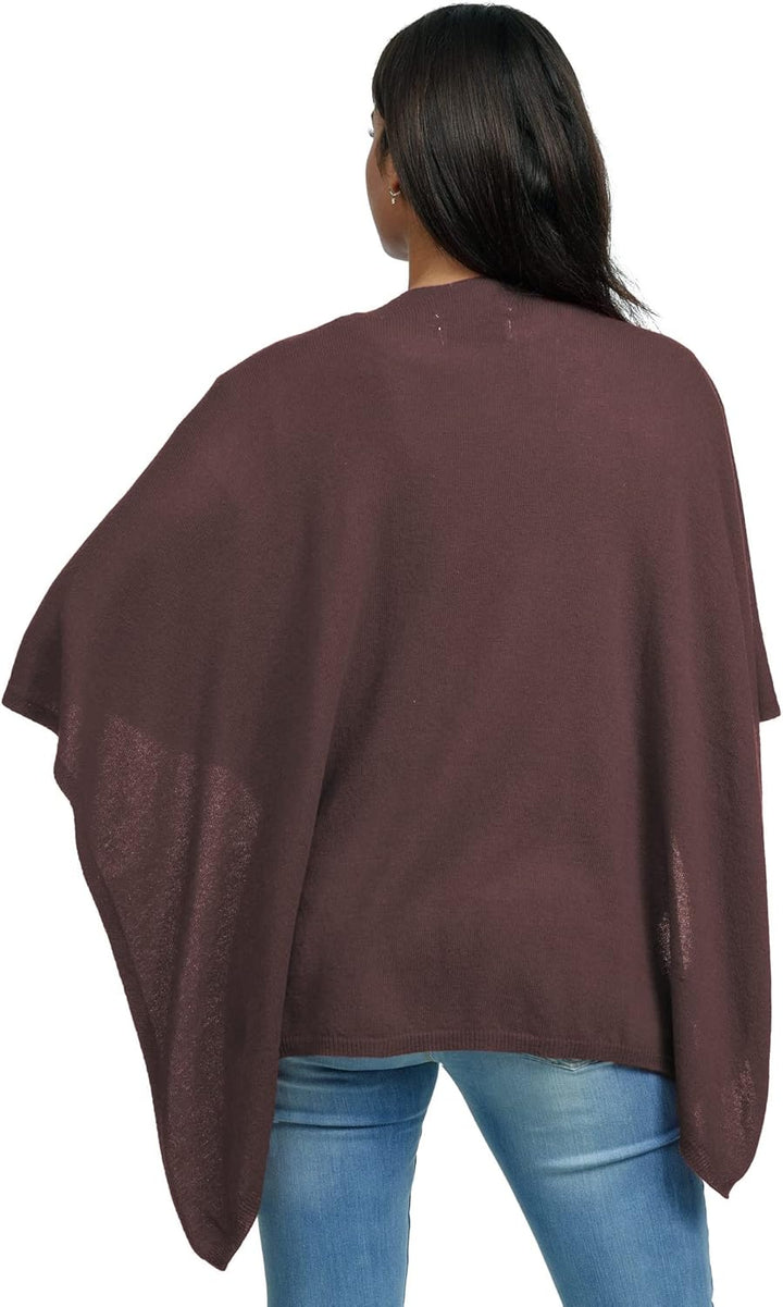 Damen Poncho,Schal Pullover, Lange Strickjacke, Strickpullover, Mantel,XXL Umhängetuch,Tunika für So