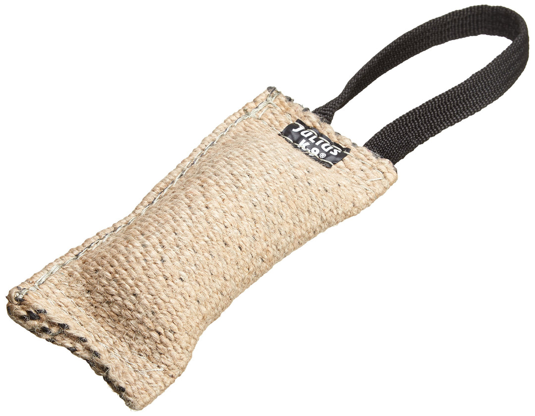 Julius-K9, 18120, Beisswurst, Jute, 20 cm x 4 cm, eine Handschlaufe 20 cm x 4 cm 1 Handschlaufe Jute