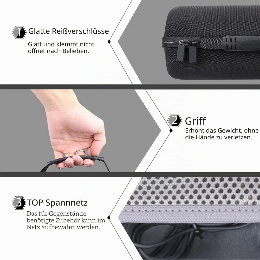 co2CREA Hart Tasche Schutzhülle für Bose SoundLink Revolve+ Plus/Revolve+ (Serie II) tragbarer Bluet