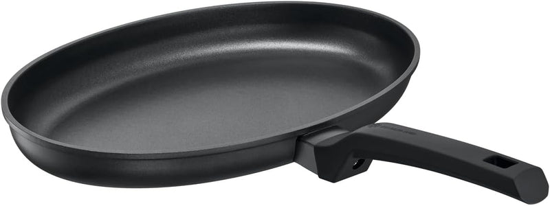 Schulte-Ufer Charisma i Fischpfanne, Aluminiumguss, Schwarz, 36 cm oval 36 cm oval Fischpfanne, 36 c