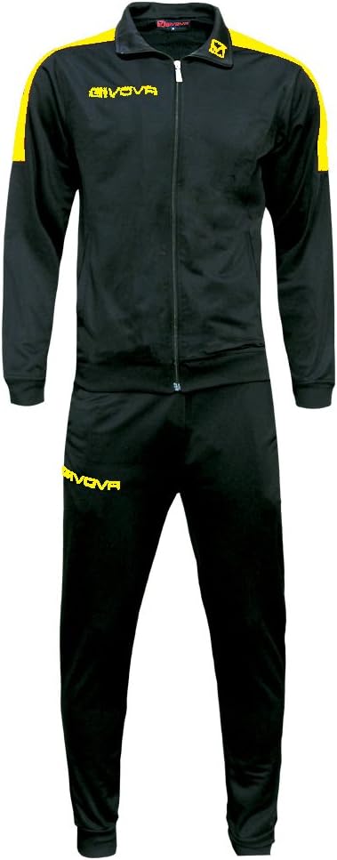 Givova Tr033 Jumpsuit 3XS schwarz / gelb, 3XS schwarz / gelb