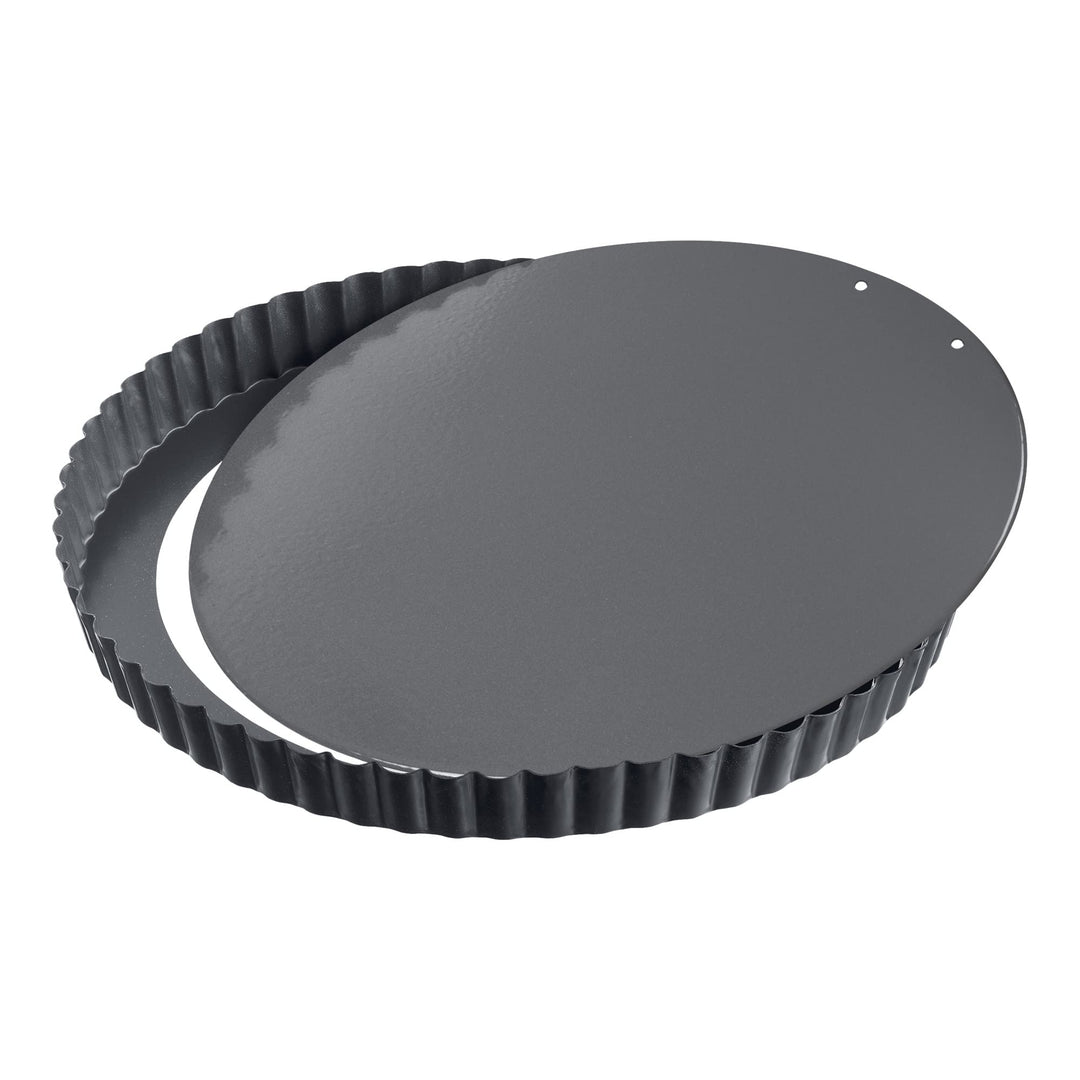Original Kaiser La Forme Plus Tarteform mit Hebeboden 32cm, Quicheform antihaftbeschichtet, herausdr