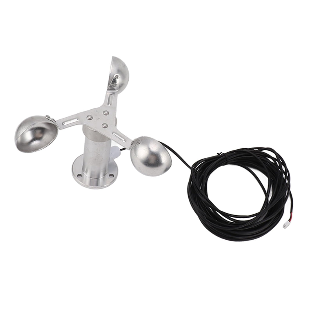 Windsensor, 0 Bis 3,8 V Aluminiumlegierung Windgeschwindigkeitssensor Anemometer, Anemograph Windsen