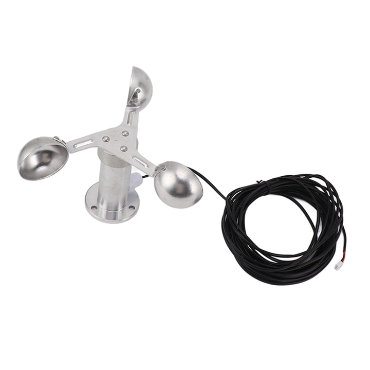 Windsensor, 0 Bis 3,8 V Aluminiumlegierung Windgeschwindigkeitssensor Anemometer, Anemograph Windsen