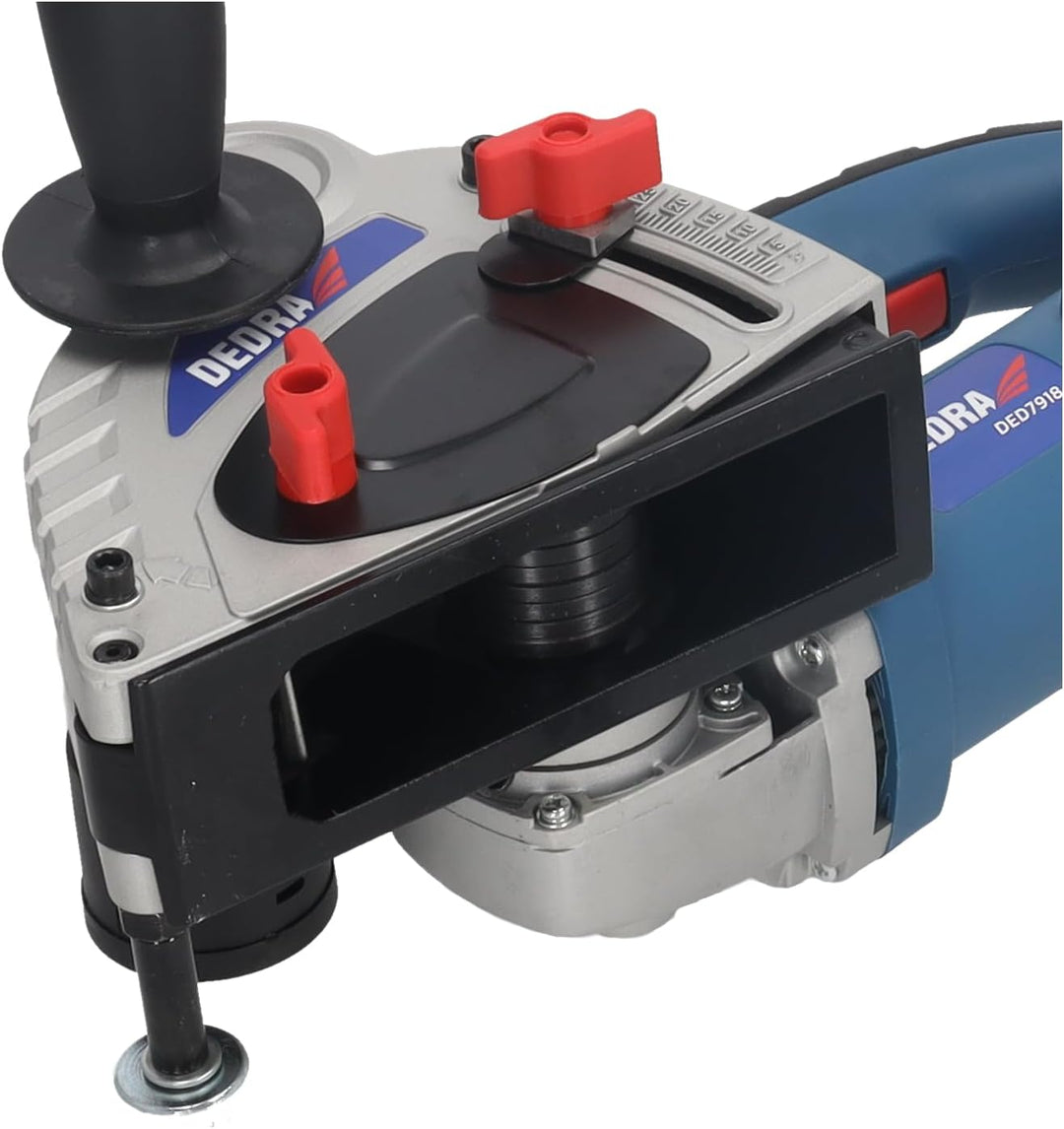 DEDRA Mauernutfräse 1500W, Trennscheibe Ø 125 mm 125mm, 3m Kabel, 8500 U/Min, Hohe Leistung, Nuttief