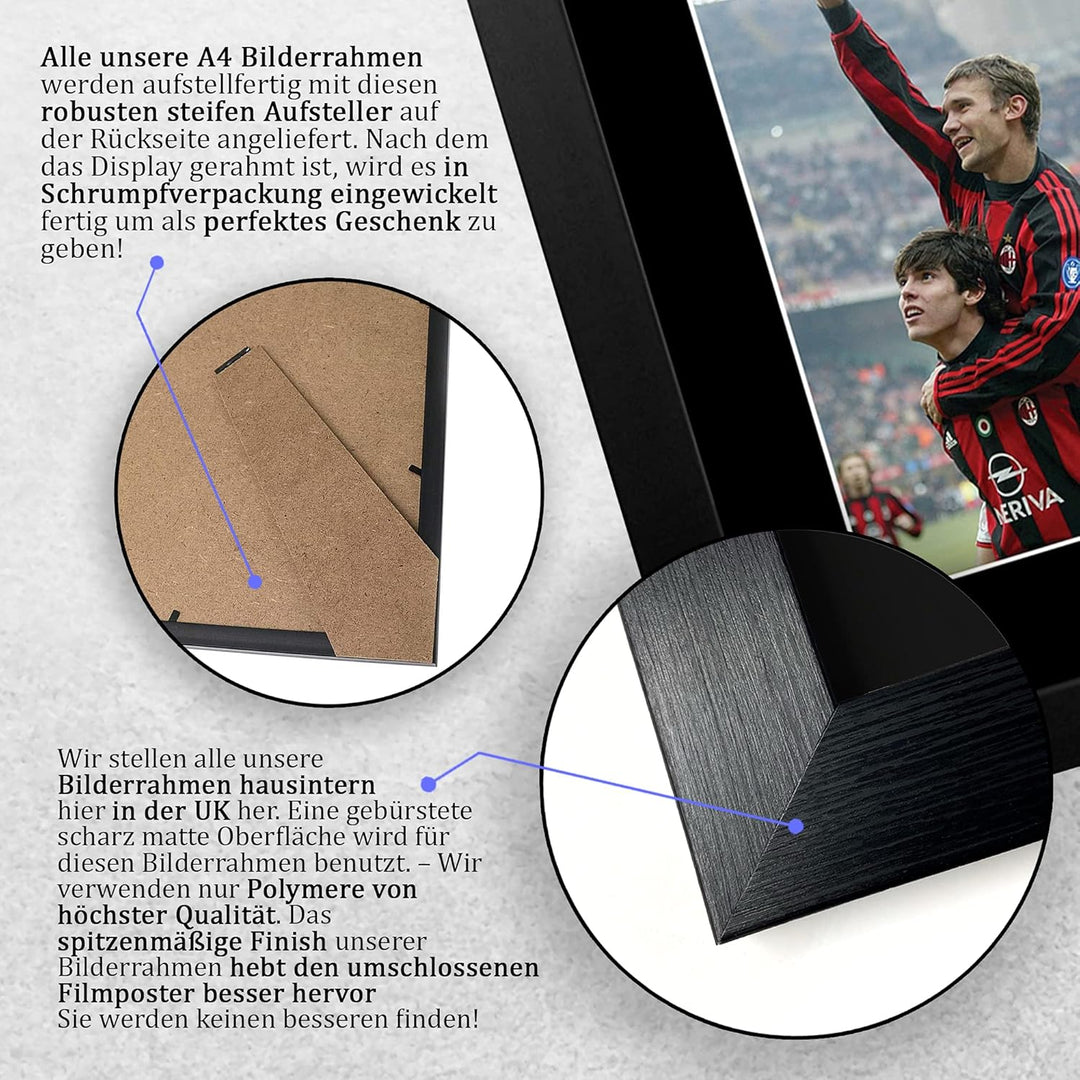 HWC Trading FR A4 Kaka & Andriy Shevchenko A C Milan Geschenke Gedruckt, Signiert Autogramm Bild, Fü