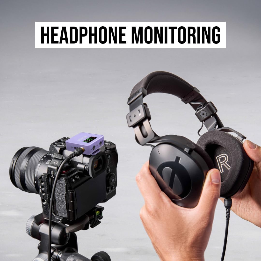 RØDE Wireless GO (Gen 3) – Kompakter kabelloser Mikrofon – Kristallklarer Klang, 32-Bit Float Aufnah
