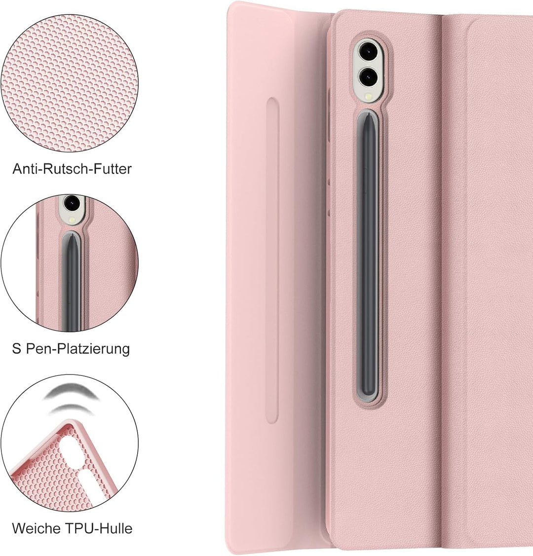 IVEOPPE Tastatur für Samsung Galaxy Tab S10 Ultra Con Touchpad, Hülle Tastatur Galaxy Tab S10/S9 Ult