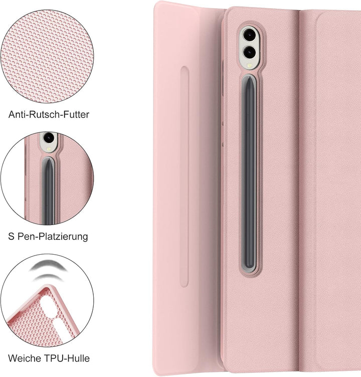 IVEOPPE Tastatur für Samsung Galaxy Tab S10 Ultra Con Touchpad, Hülle Tastatur Galaxy Tab S10/S9 Ult