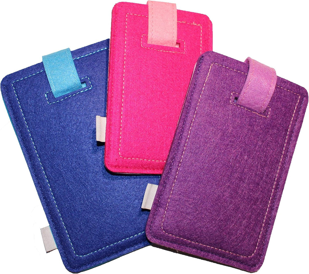 Davii Handy Filztasche für Samsung Galaxy A14 / A16 / A56, Schutztasche Robust, Handytasche mit Band