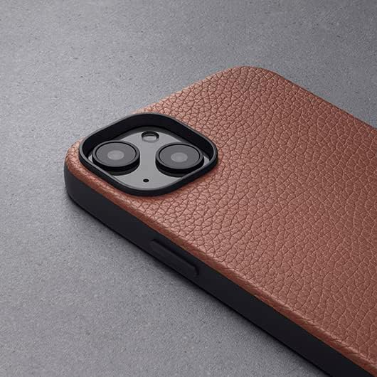 Woolnut Leder Hülle Case für iPhone 14 Plus - Cognac Braun