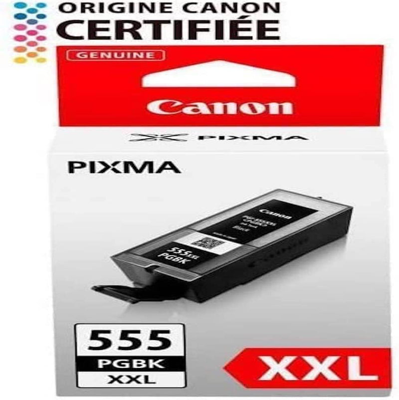 Canon PGI-555 PGBK XXL Druckertinte - Pigment Schwarz hohe Reichweite 37 ml für PIXMA Tintenstrahldr