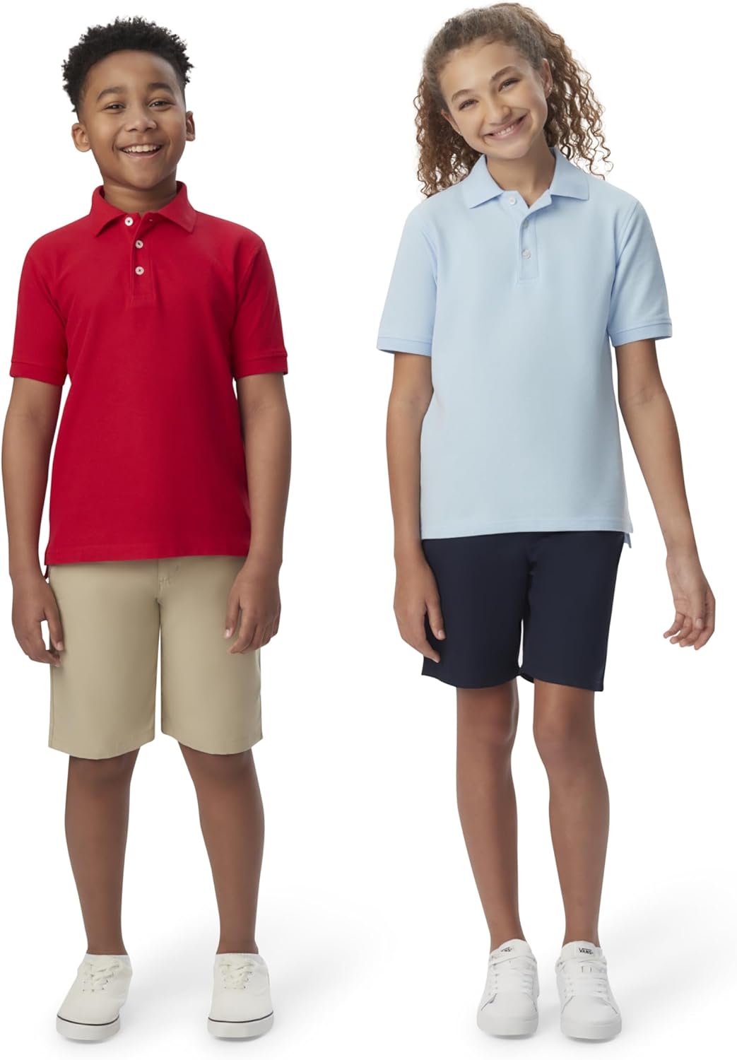 French Toast Unisex Kinder Short Sleeve Pique Polo Shirt (Standard &amp; Husky) Poloshirt 2 Jahre Gelb,