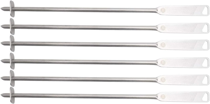 everdure by heston blumenthal Grillspiess 6er Set I 6 Runde Spiesse I hochwertige Schaschlik-Spiesse