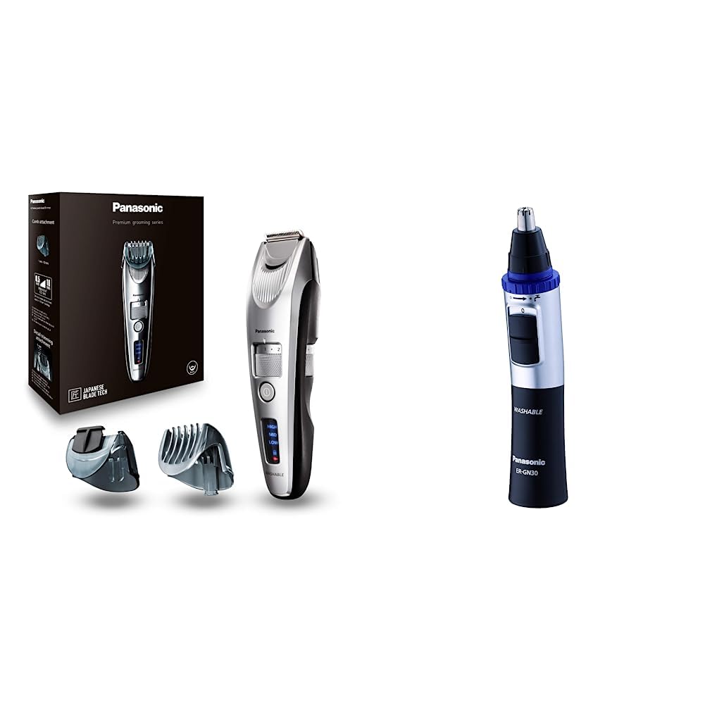 Panasonic Premium Bartschneider ER-SB60, 19 Längeneinstellungen, Barttrimmer 0,5-10 mm, Trimmer für