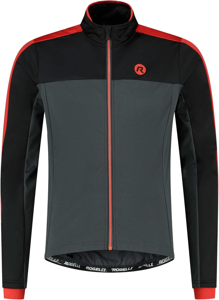 Rogelli Freeze Fahrradjacke Herren Winter - Atmungsaktiv, Wasserabweisend und Winddicht - Radjacke -