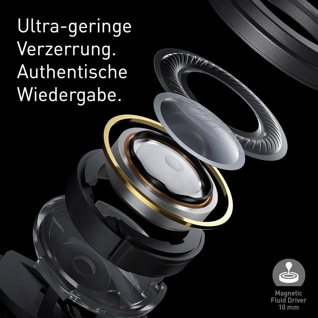 Technics EAH-AZ100E-K Kabellose Kopfhörer mit Geräuschunterdrückung, Bequeme In-Ear-Kopfhörer, Multi