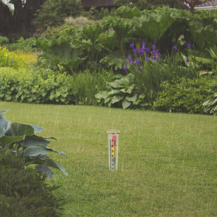 HANABASS Frostsicherer Regenmesser Aus Klarem Glasrohr Mit Präziser Skala Für Garten Hof Und Rasen W