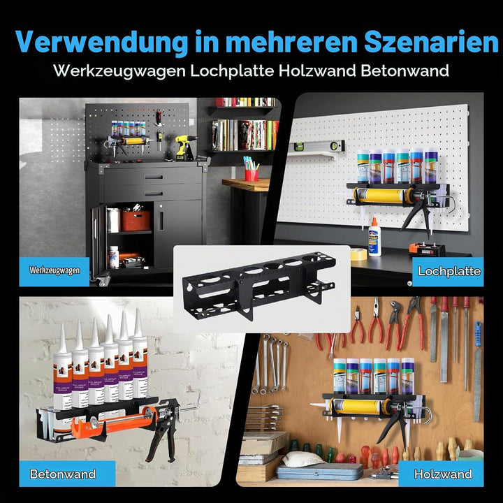 Silikonspritze Holder,Multifunktionaler Silikonhalter Spraydosierhalter, Aufbewahrungsregal Für Kart