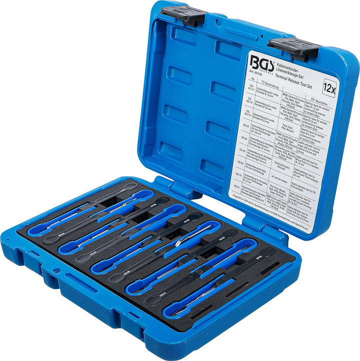 BGS 60100 | Kabelverbinder-Lösewerkzeug-Satz | universal | 12-tlg. Kabelverbinder-Lösewerkzeug-Satz
