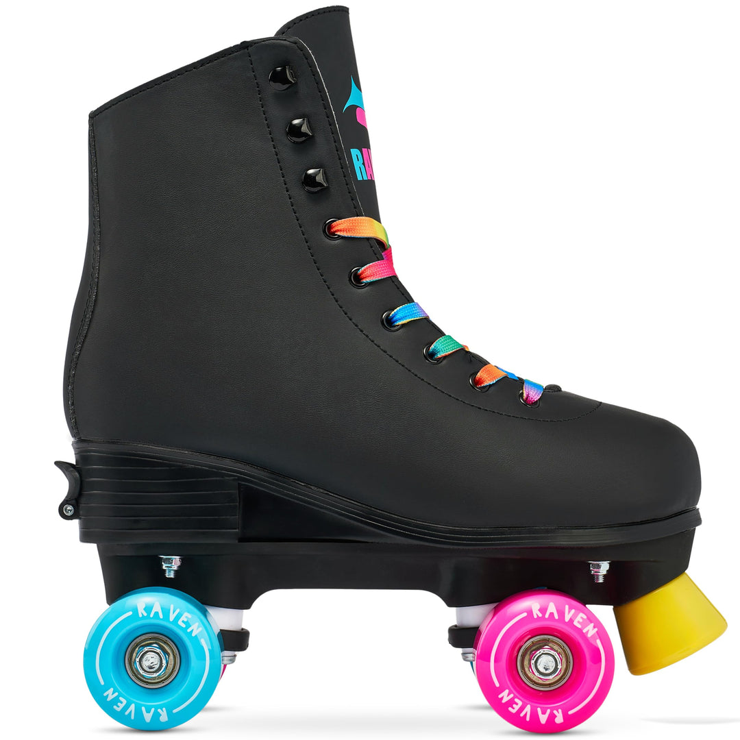 RAVEN Rollschuhe Roller Skates für Kinder Erwachsene Mädchen Damen verstellbar, 31-34 (20-21,5cm) Ir