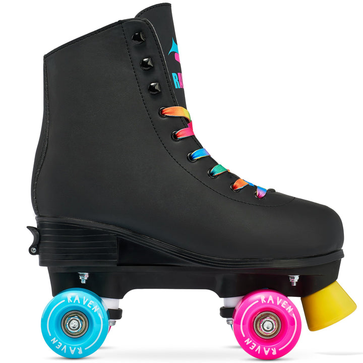 RAVEN Rollschuhe Roller Skates für Kinder Erwachsene Mädchen Damen verstellbar, 31-34 (20-21,5cm) Ir