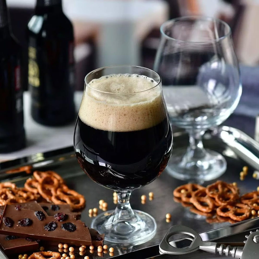 KIAPPO Biergläser für Dunkles Bier - Gläser & Trinkgeschirr - Gläser Set - Geschenke für Männer - Tr