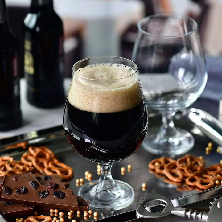 KIAPPO Biergläser für Dunkles Bier - Gläser & Trinkgeschirr - Gläser Set - Geschenke für Männer - Tr