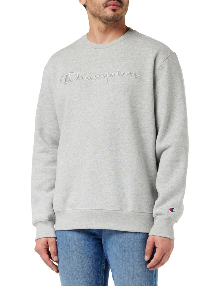 Champion Herren Sweatshirt S Grigio Melange Oxford, S Grigio Melange Oxford