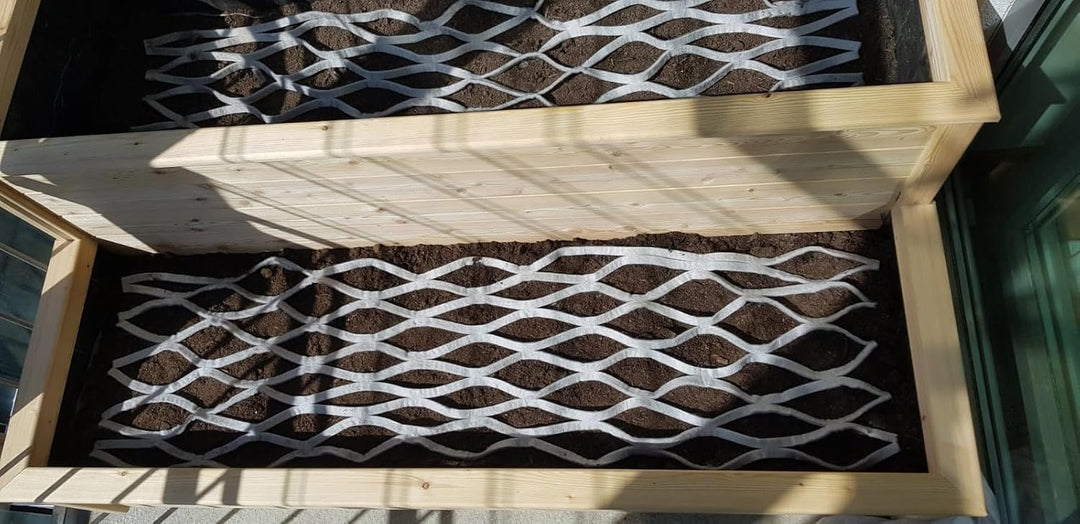 LITE-NET PP: Wasserspeichervlies für Pflanzen, dauerhaftes Verteilernetz für Bäume und Hochbeete (2,