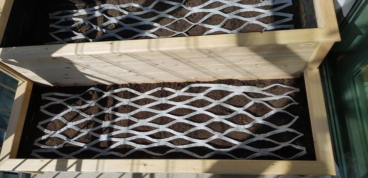 LITE-NET PP: Wasserspeichervlies für Pflanzen, dauerhaftes Verteilernetz für Bäume und Hochbeete (2,